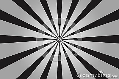 Abstract black radial stripes illustration Stock Photo