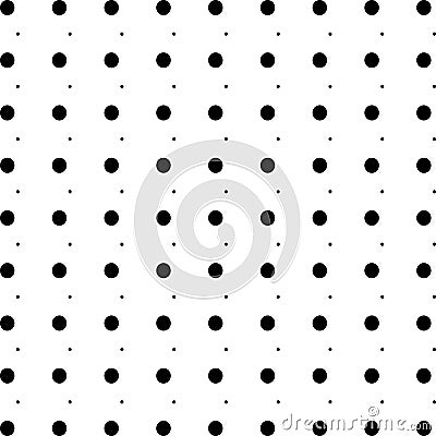 Abstract Black Seamless Geometrical Circle Small Dotted Pattern Up Down Shape On White Background Wallpaper Stock Photo