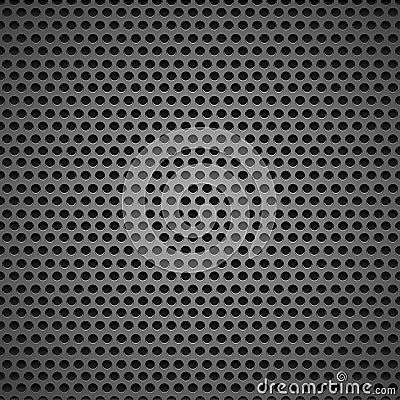 Abstract black speaker grill background Vector Illustration