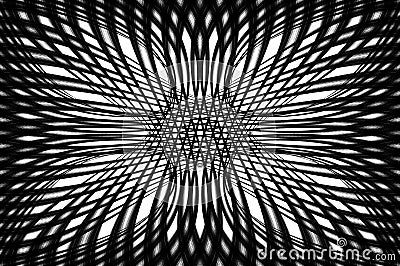 Abstract black symmetry texture and background Stock Photo