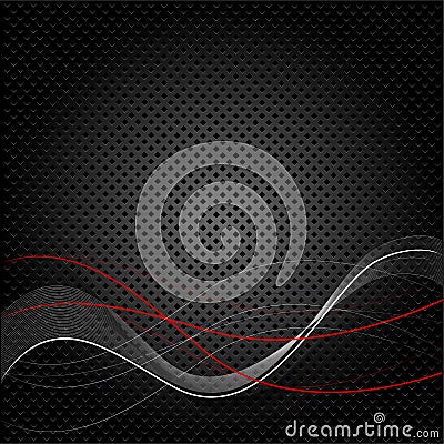 Abstract black texture background Vector Illustration