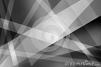 Abstract black and white background with textured lines and stripes in a modern art style design pattern Stock Photo