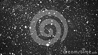 an abstract black and white falling rain drops texture background Stock Photo