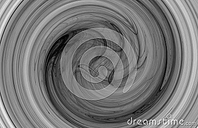 Abstract black and white fractal on white background. Fantasy fractal texture. Digital art. 3D rendering. Computer generated image Stock Photo