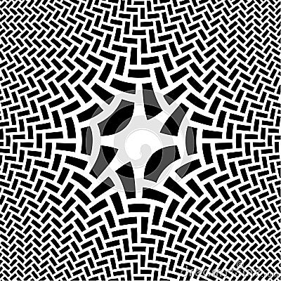 Abstract Black & White Illustration Stock Photo