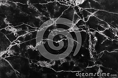 Abstract black and white marble patterned (natural patterns) texture background. Stock Photo