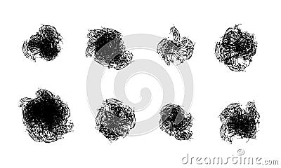 Abstract black and white painting . Monochrome paint splashes. Artistic brush strokes Stock Photo