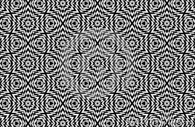 abstract black and white patterns background Stock Photo