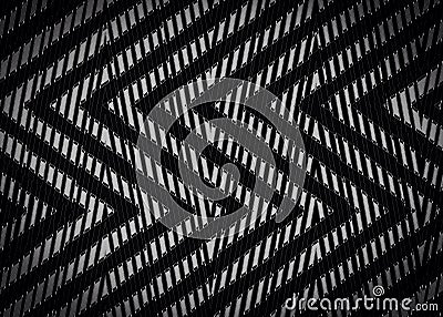 Abstract Black Zigzag pattern. Stock Photo