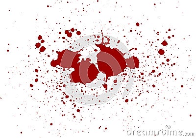 Abstract blood splatter design background. illustration v Vector Illustration