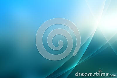 Abstract blue aurora effect background Stock Photo