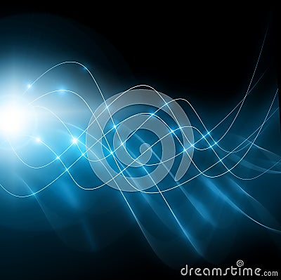 Abstract blue background Stock Photo