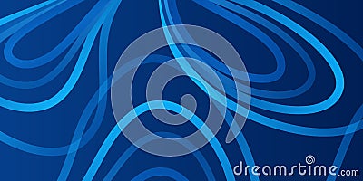 Abstract blue background element on black. Graphic composition of glowing lines and motion blur traces. Movement and innovation Stock Photo