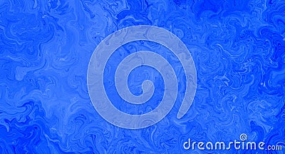 Abstract blue background with marbled texture pattern in elegant fancy design, wavy swirls and curled marbled pattern in detailed Stock Photo