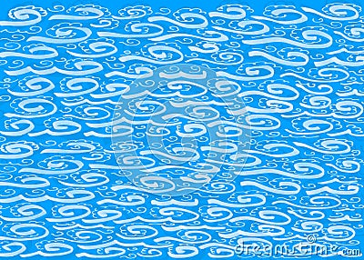 Abstract blue background Stock Photo