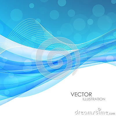 Abstract blue backgroundt. Vector Illustration Vector Illustration