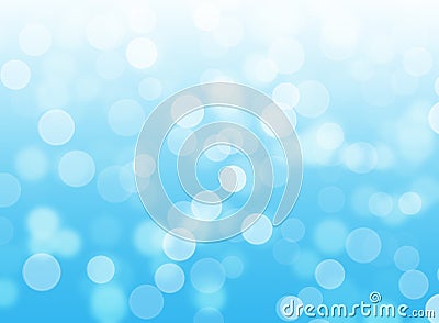 Abstract blue bokeh background Stock Photo