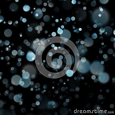 Abstract blue circular bokeh. EPS 10 Vector Illustration