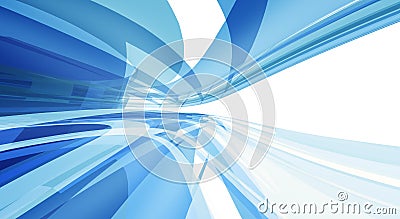 Abstract Blue Clean Background with copyspace Stock Photo