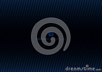 Abstract blue diagonal stripes lines pattern on dark background Vector Illustration