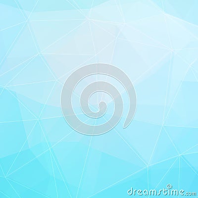 Abstract blue geometric background Vector Illustration