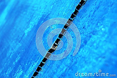 Abstract blue graphic Stock Photo