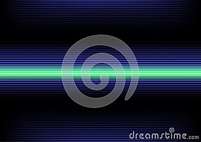 Abstract blue and green glow background, lights beam background, hi-tech background, line neon light digital technology. Vector Illustration