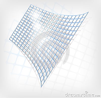 Abstract blue grid Vector Illustration