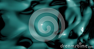 Abstract blue liquid waving. realistic 3d rendered animated wave background. over 4k resolution animated abstract background. Stock Photo