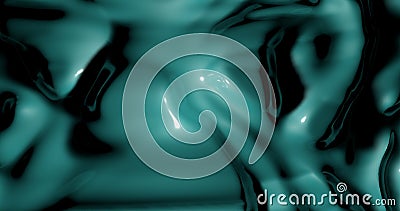 Abstract blue liquid waving. realistic 3d rendered animated wave background. over 4k resolution animated abstract background. Stock Photo