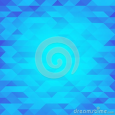 Abstract blue lowpoly designed vector background. Polygonal elements backdrop. Vector Illustration