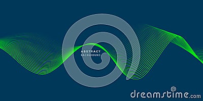 Abstract blue pattern and background poster with dynamic triangle. Cartoon Illustration