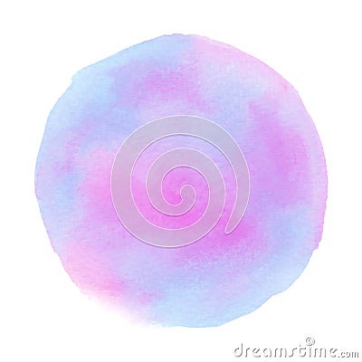 Abstract blue and pink watercolor Stock Photo