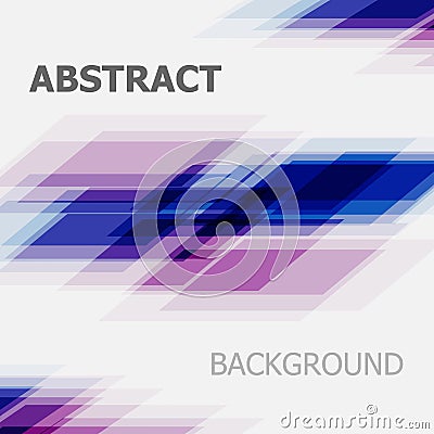 Abstract blue and purple business straight line background Vector Illustration