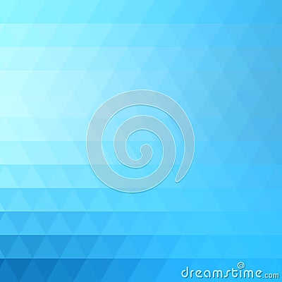 Abstract blue triangle background Vector Illustration