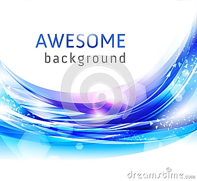 Abstract blue vector backgrounds Vector Illustration