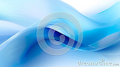 Abstract blue wave background aesthetic marvelous scenery design Stock Photo