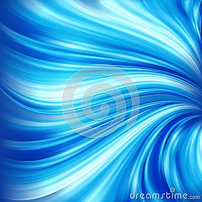 Abstract blue waves Stock Photo