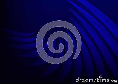 Abstract blue flow movement dynamic motion curve vector background Vector Illustration