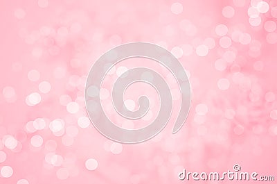 Abstract blur background : Beautiful pink Bokeh Stock Photo