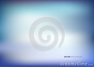 Abstract blur blue background Vector Illustration