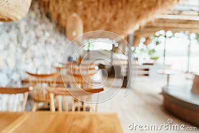 abstract blur cafe or coffee shop Stock Photo