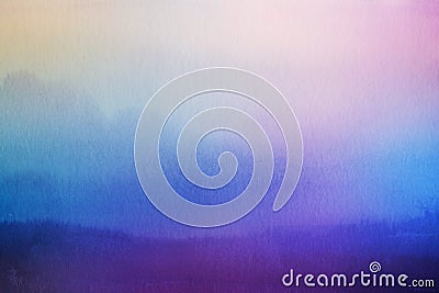 Abstract blur nature background. Watercolor overlay. Stock Photo