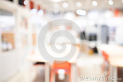 Abstract blur workshop space or workspace background Stock Photo