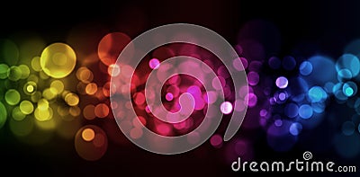 Abstract blured lights Stock Photo