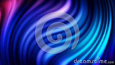 Abstract blurred background with neon streams. Animation. Fuzzy blurred background with moving and blurring neon liquid Stock Photo