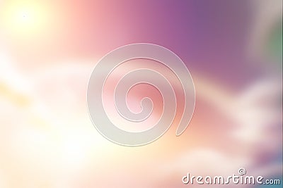 Abstract blurred background of pink sky Stock Photo