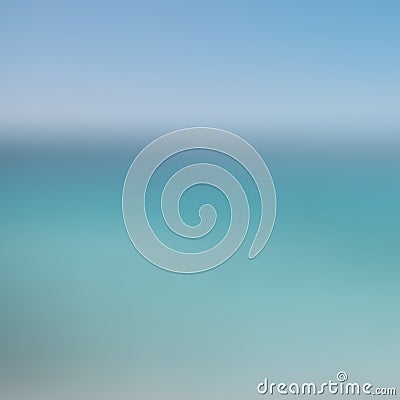 Abstract blurred background, sky and sea Stock Photo