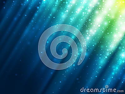 Abstract blurred glowing background Vector Illustration