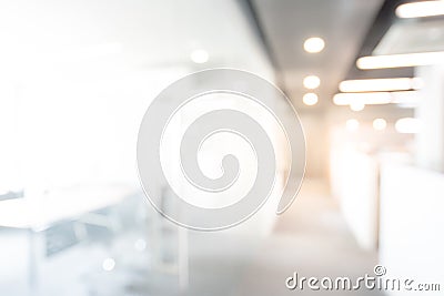 Abstract blurred office interior background Stock Photo